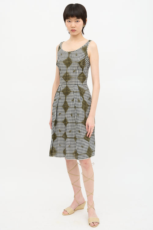Prada Sport 2007 Gingham Dyed Dress