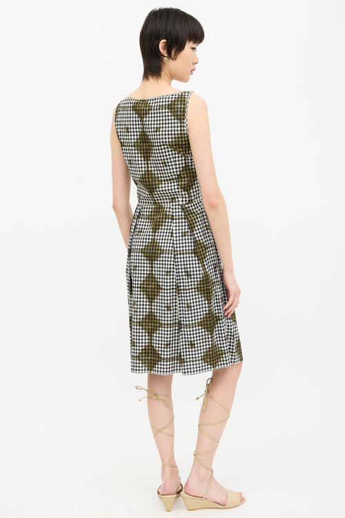 Prada Sport 2007 Gingham Dyed Dress