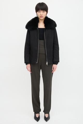 Prada Sport 2008 Fur Collar Jacket