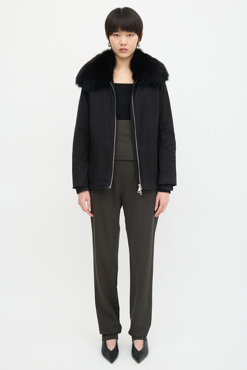 Prada Sport 2008 Fur Collar Jacket