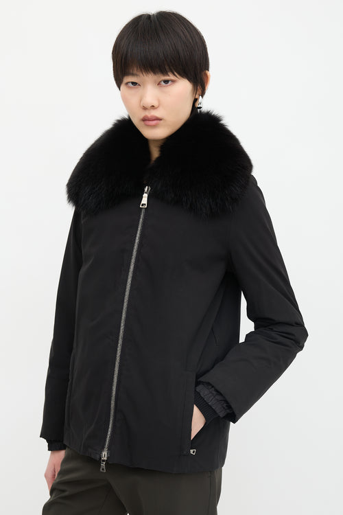 Prada Sport 2008 Fur Collar Jacket