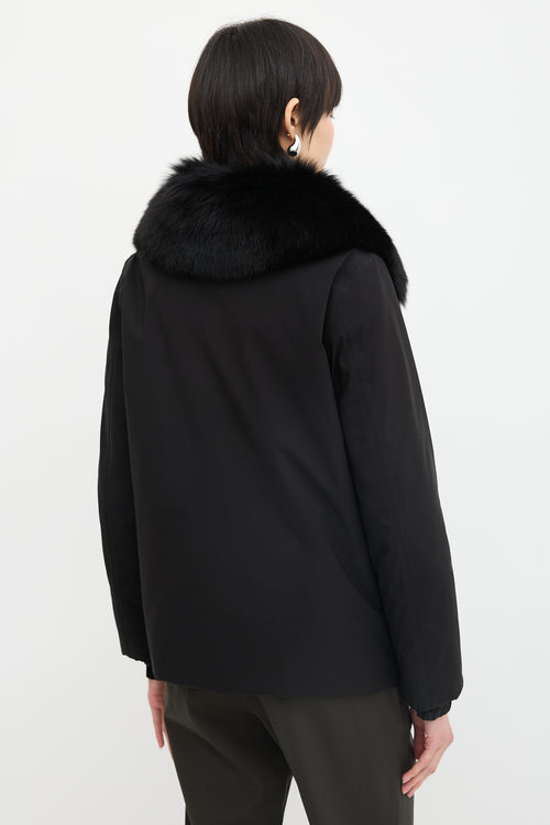 Prada Sport 2008 Fur Collar Jacket