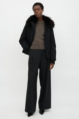 Prada Sport Fur Collar Jacket