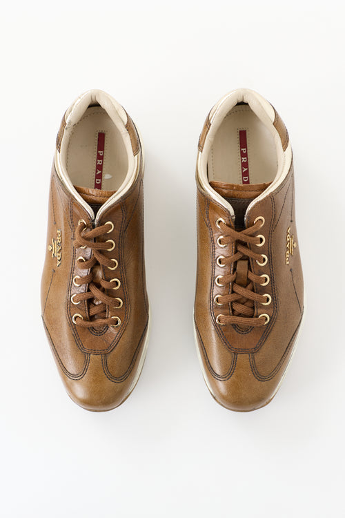 Prada Sport Leather Sneaker