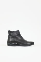 Prada Sport Leather Ankle Boot