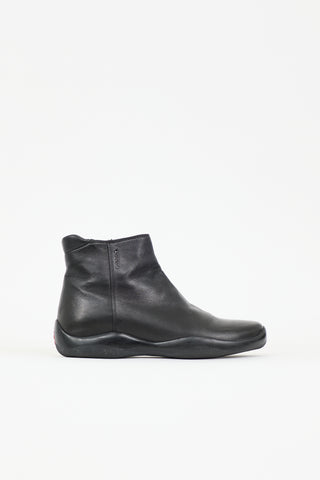 Prada Sport Leather Ankle Boot