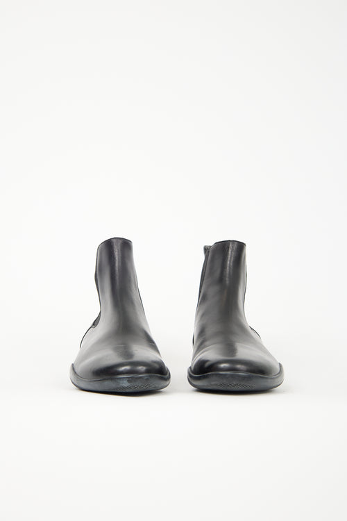 Prada Sport Leather Chelsea Boot