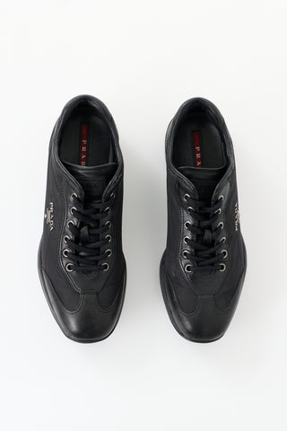 Prada Sport Leather & Nylon Sneaker
