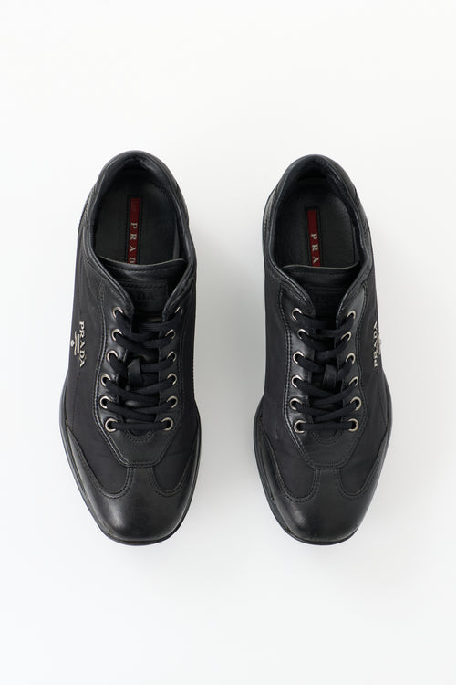 Prada Sport Leather & Nylon Sneaker