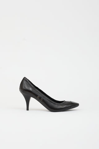 Prada Sport Leather & Patent Pump