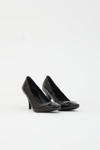 Prada Sport Leather & Patent Pump