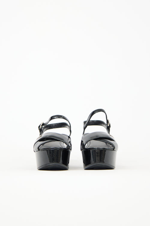 Prada Sport Patent Wedge