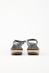 Prada Sport Patent & Cork Wedge