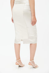 Prada Spring 1998 Beige Linen & Silk Colourblock Set