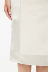 Prada Spring 1998 Beige Linen & Silk Colourblock Set