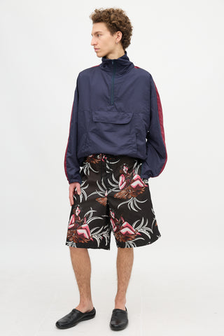 Prada Spring 2014 Printed Swim Shorts