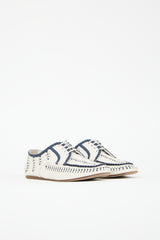 Prada Spring 2020 Braided Leather Derby