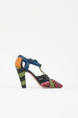 Prada SS 2011 Woven Leather Pump