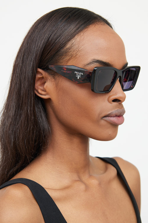 Prada Brown & Purple SPR08Y Sunglasses