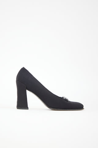 Prada Logo Pump