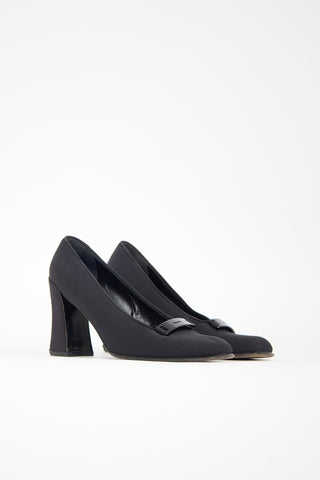 Prada Logo Pump