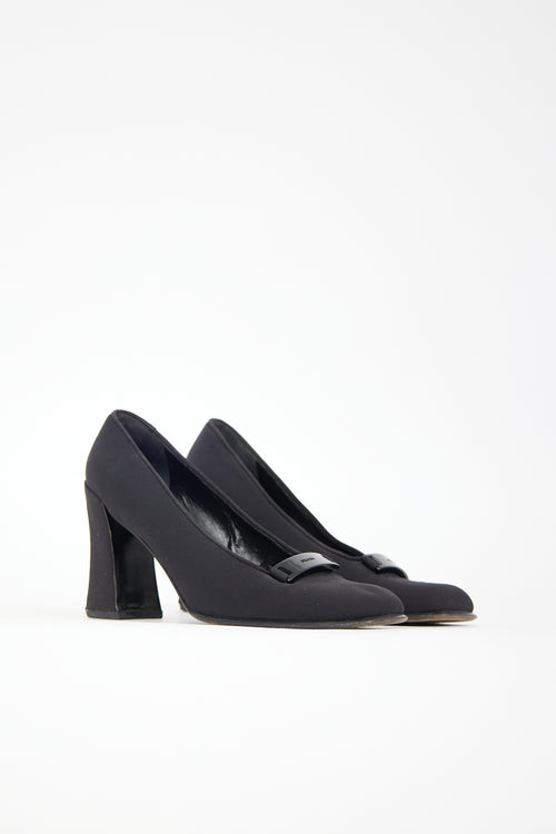 Prada Logo Pump