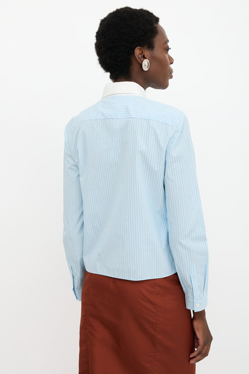 Prada Stripe & Gem Shirt
