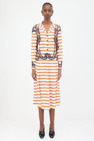 Prada SS 2011 Twill Stripe Dress