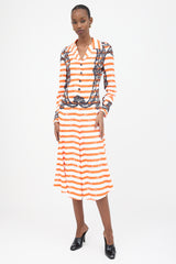 Prada SS 2011 Twill Stripe Dress
