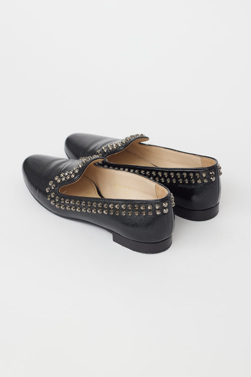 Prada Black Patent Leather Loafer