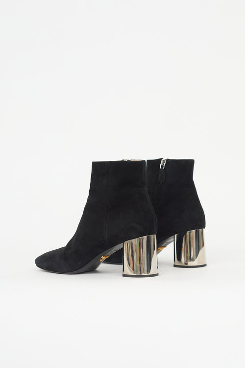 Prada Suede Ankle Boot
