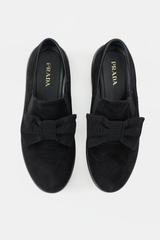 Prada Suede Bow Sneaker