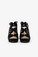 Prada Suede Cage Sandal