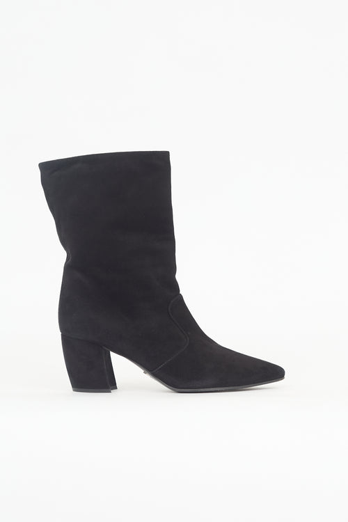 Prada Suede Calf Boot