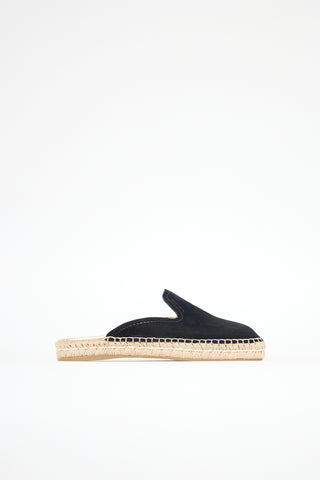 Prada Suede Espadrille Mule