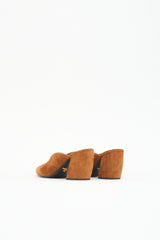 Prada Suede Pointed Toe Mule