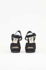 Prada Suede Platform Heel