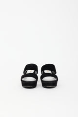 Prada Suede Platform Sandal