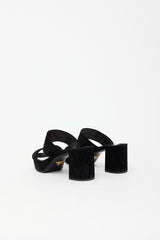 Prada Suede Platform Sandal