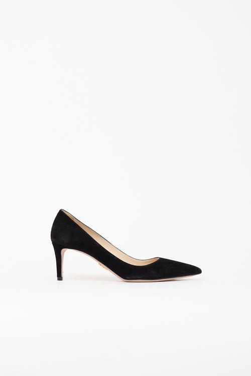 Prada Suede Pointed Pump
