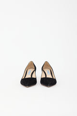 Prada Suede Pointed Pump