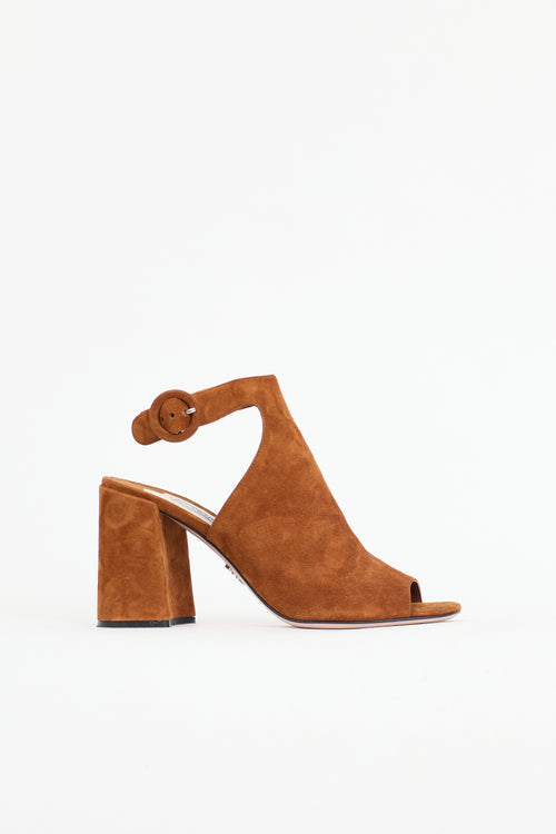 Suede Slingback Sandal