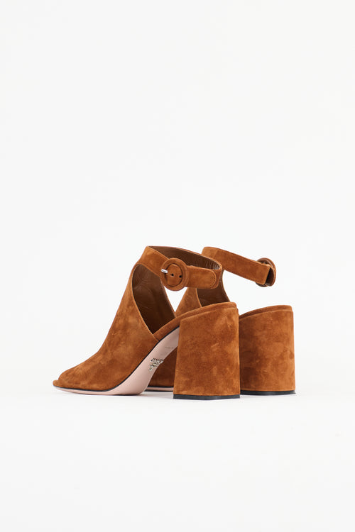 Suede Slingback Sandal