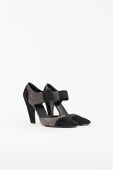 Prada Suede Colourblock Pump