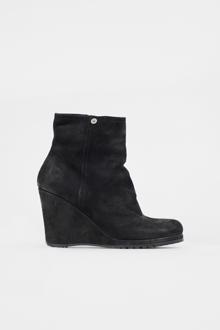 Prada Suede Wedge Boot