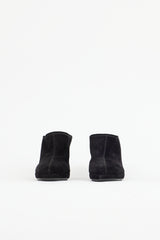 Prada Suede Wedge Mule