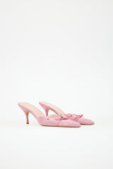 Prada Suede Grommet Mule