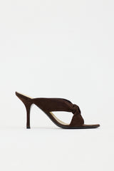 Prada Suede Knot Mule