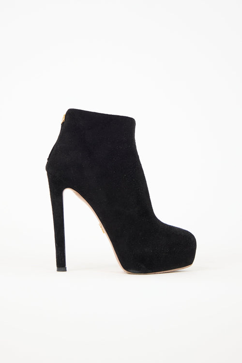 Prada Suede Platform Boot