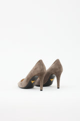 Prada Suede Pointed Pump